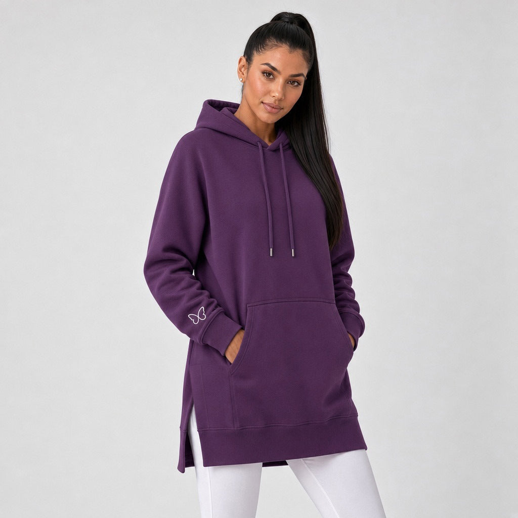 CozyDrape – Oversized Hoodie Dress