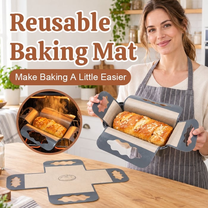 🥐Cross‑Shape Food‑Safe Baking Liner, Simple Clean‑Up Alternative To Disposable Parchment Paper