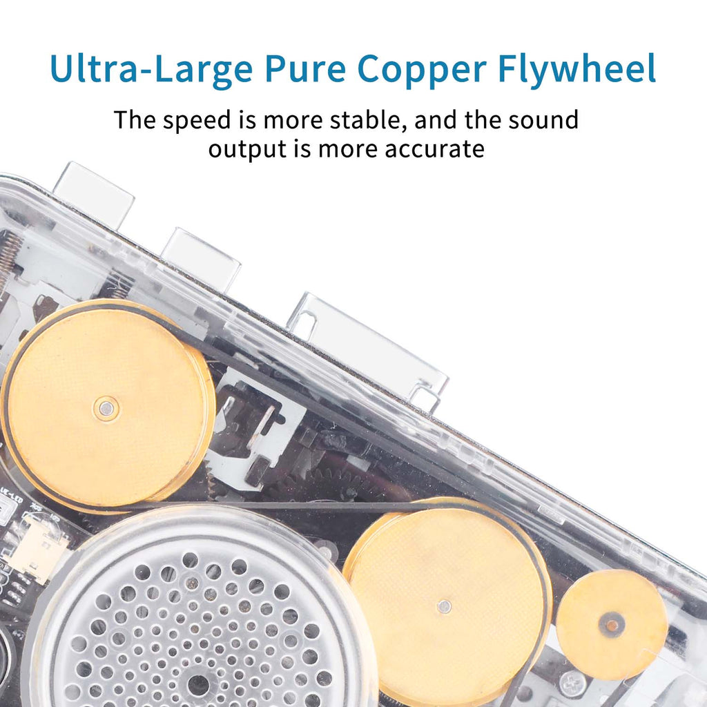 📼 ClearTape – Retro Portable Cassette Player with Auto Reverse Playback, Stereo Sound & Tape-to-MP3 Conversion🎵