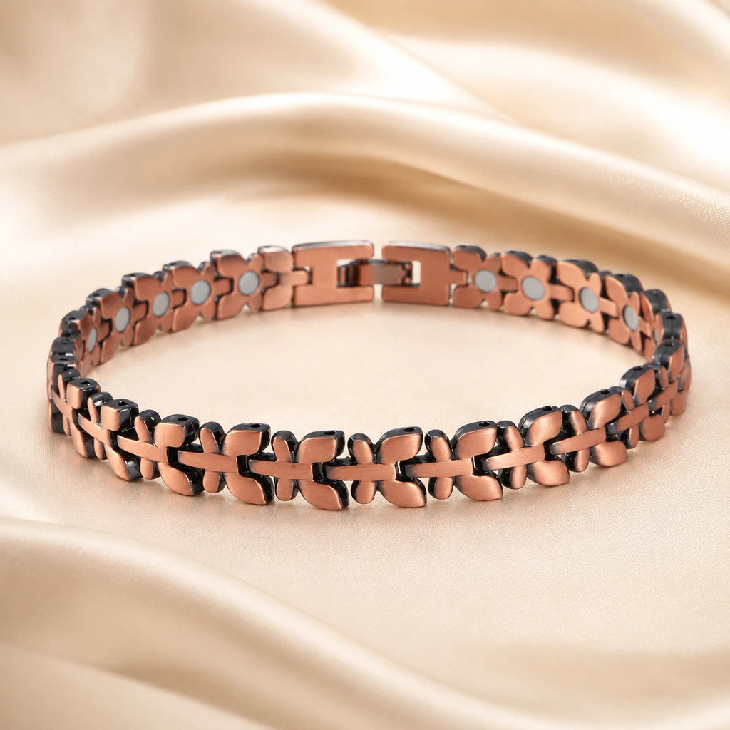 CopperEase – Women's Magnetic Copper Bracelet