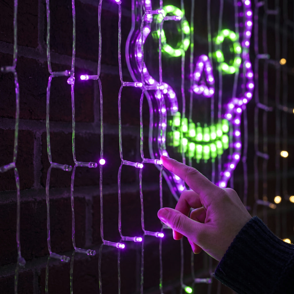 🎄 GlowCanvas – Smart DIY Programmable Curtain String Lights