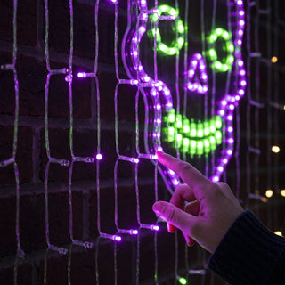 🎄 GlowCanvas – Smart DIY Programmable Curtain String Lights