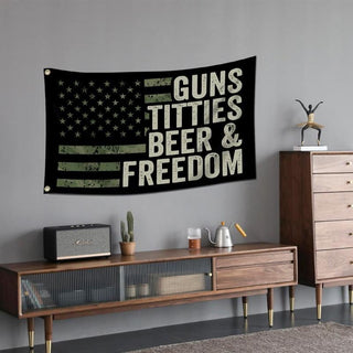 American Flag Pattern Garden Flag without Flagpole, Creative Flag for Home Garden Yard Decoration, Vanity Decor Accessories, Home Decor, Men Gifts, Outdoor Decoration, American Patriotism
