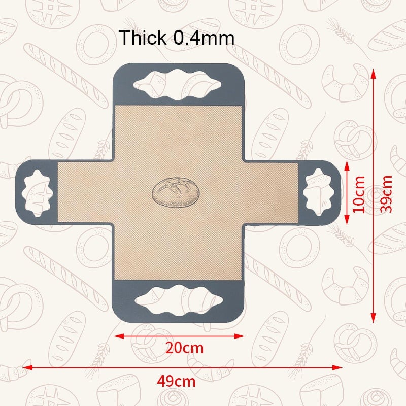 🥐LoafLift – Cross-Shape Food-Safe Baking Liner, Easy-Clean Alternative to Disposable Parchment Paper