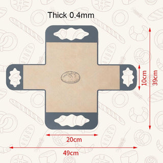 🥐LoafLift – Cross-Shape Food-Safe Baking Liner, Easy-Clean Alternative to Disposable Parchment Paper