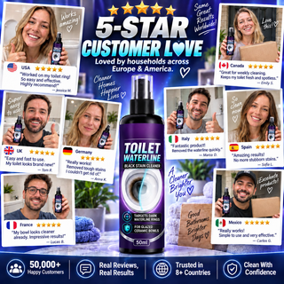 RingBreak – 🥳🚽🌟 Toilet Waterline Cleaner, Concentrated Blue Gel That Clings to Vertical Stains✅