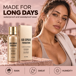 AirVeil – 💄✨ Air Spray Foundation with Flawless Full Coverage, Waterproof & Sweatproof 💋💖