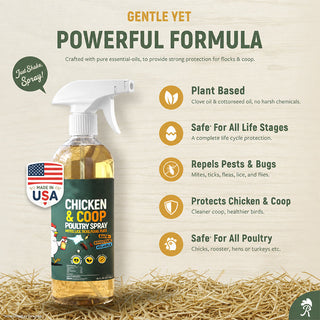 ⚡🐔 CoopGuard – Natural Plant-Based Spray for the Chicken Coop