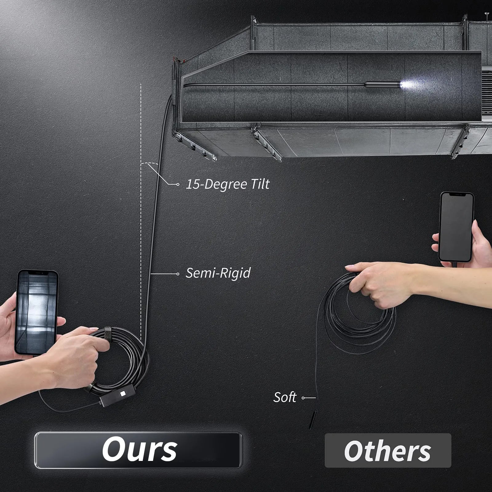 PeekPro – 🔥🔎 Plug-and-Play Endoscope Camera for Android Phones