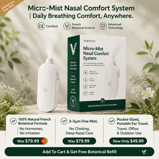BreezeMist – Herbal Nasal Nebulizer Set for Allergy & Rhinitis Discomfort