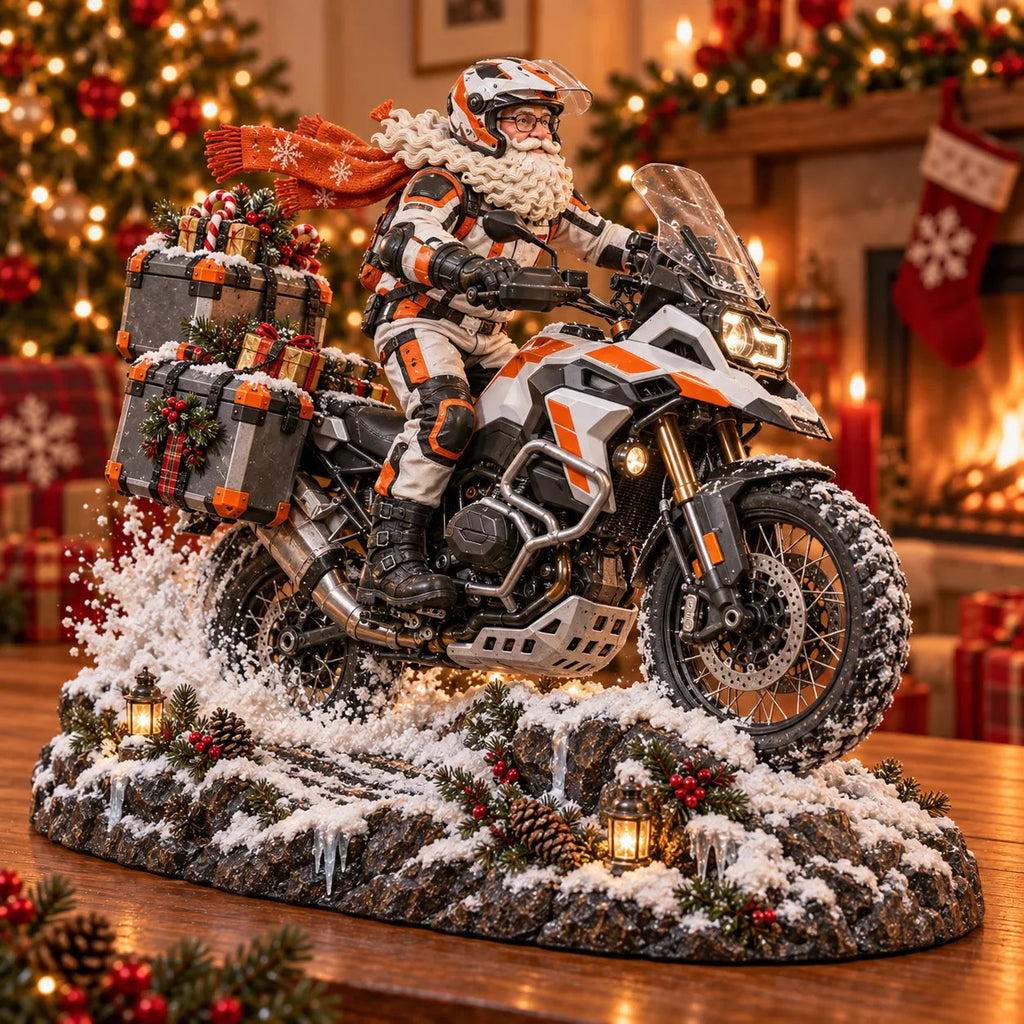 SantaRider – 🏍️🎅 Santa’s Ride Home Christmas Motorcycle Keepsake💨