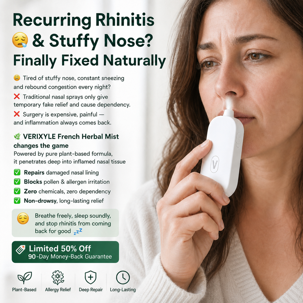 BreezeMist – Herbal Nasal Nebulizer Set for Allergy & Rhinitis Discomfort