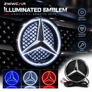StarGlow – Illuminated LED Emblem Replacement for Mercedes-Benz