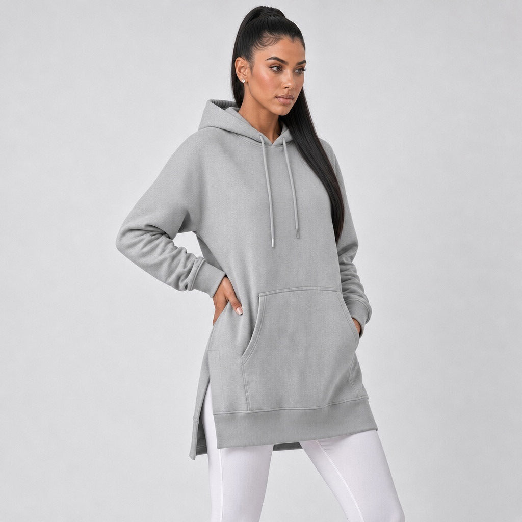 CozyDrape – Oversized Hoodie Dress