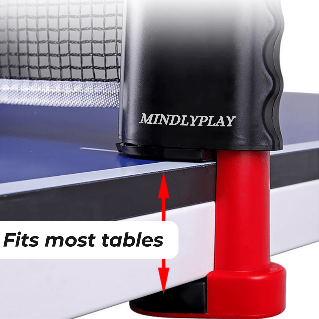 RallyReach – Portable Retractable Table Tennis Set