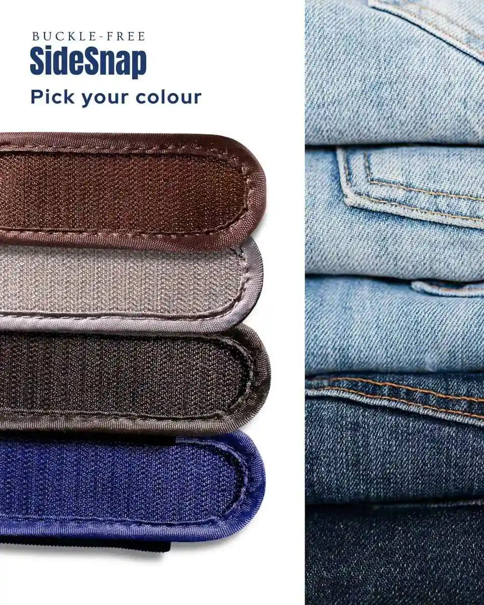 LoopLock – Buckle-Free Elastic Side Belts, Pair