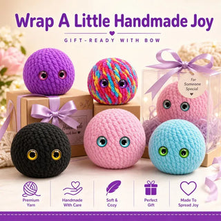 BubbleBuddy – 📦 Soft Handwoven Crochet Bubble Squishy Fidget Toy