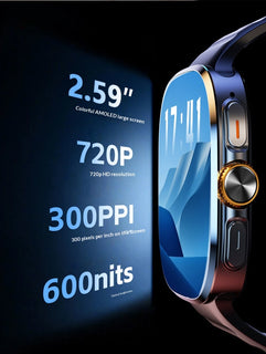 SwivelCam – AI 5G LTE Smartwatch Phone with Rotating Camera, GPS, Wi-Fi & SIM Card Slot