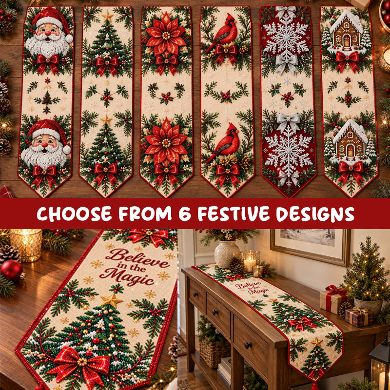 SparkleRunner – ✨ DIY Christmas Diamond Painting Table Runner Kit