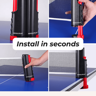RallyReach – Portable Retractable Table Tennis Set