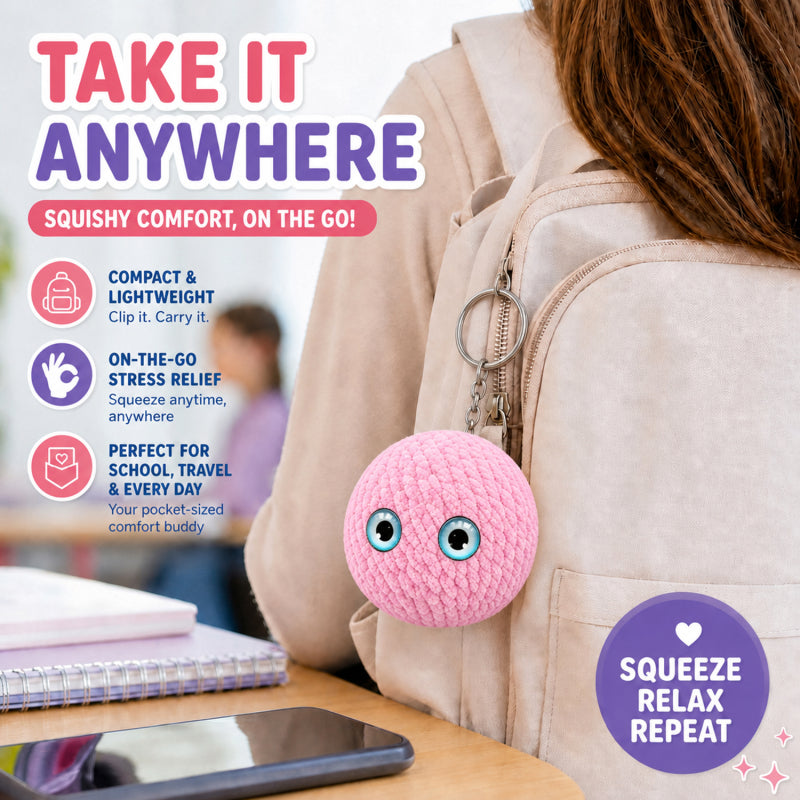 BubbleBuddy – 📦 Soft Handwoven Crochet Bubble Squishy Fidget Toy
