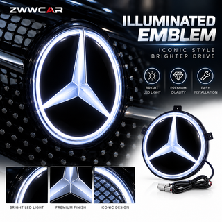 StarGlow – Illuminated LED Emblem Replacement for Mercedes-Benz