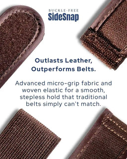 LoopLock – Buckle-Free Elastic Side Belts, Pair