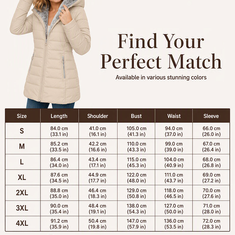 ThermaHood – 🔥 🔥 Women's Winter Insulated Hooded Coat