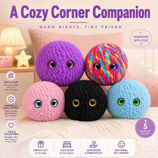 BubbleBuddy – 📦 Soft Handwoven Crochet Bubble Squishy Fidget Toy