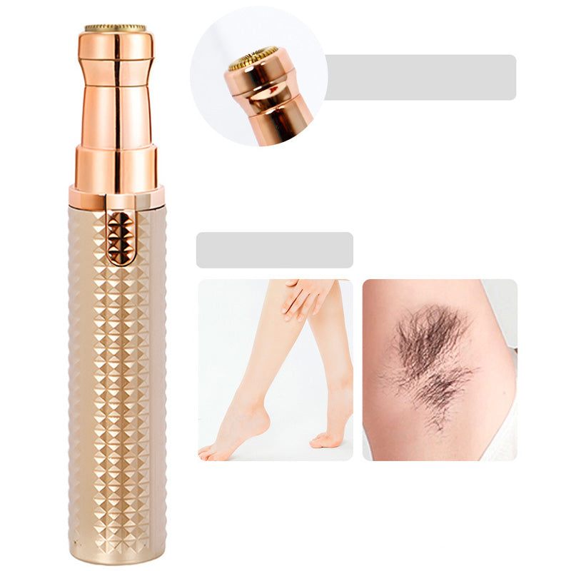 BrowGlide – ✂️🔥 Portable Electric Eyebrow Trimmer with Interchangeable Heads 🪒