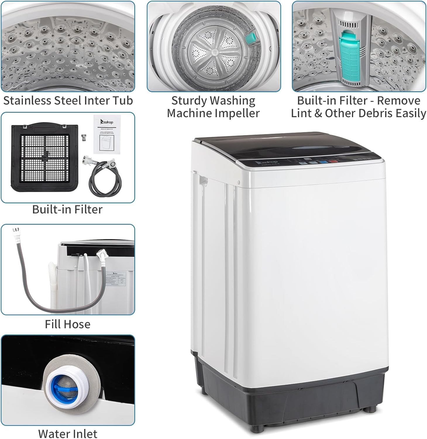 LaundryEase – Portable Washer and Dryer Set