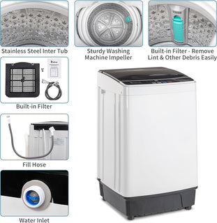 LaundryEase – Portable Washer and Dryer Set