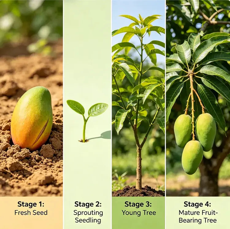 🥭 Golden Honey Mango Seeds – Grow Sweet Mangoes at Home