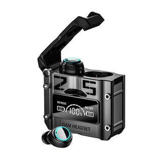 MechPods – Noise-Reduction Low-Latency Wireless Bluetooth Earbuds with Sci-Fi Hard-Shell Charging Case