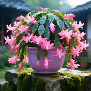 🦀CactusBloom – Mix Colors Schlumbergera Bulbs, Easy-Care Blooms in Every Shade, Even in Winter ❄️🌈