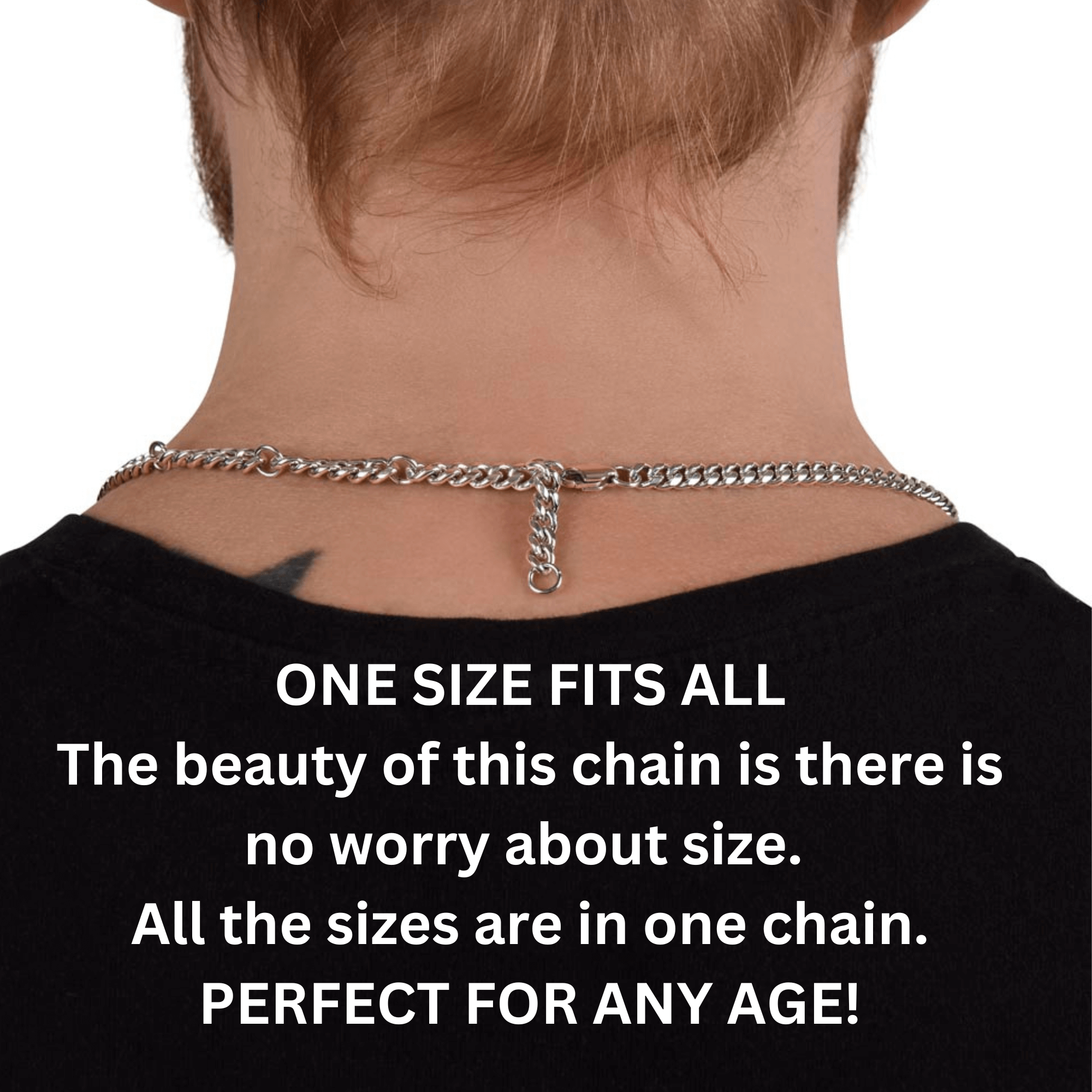 SonBond – To My Son Cuban Link Chain with Message Card