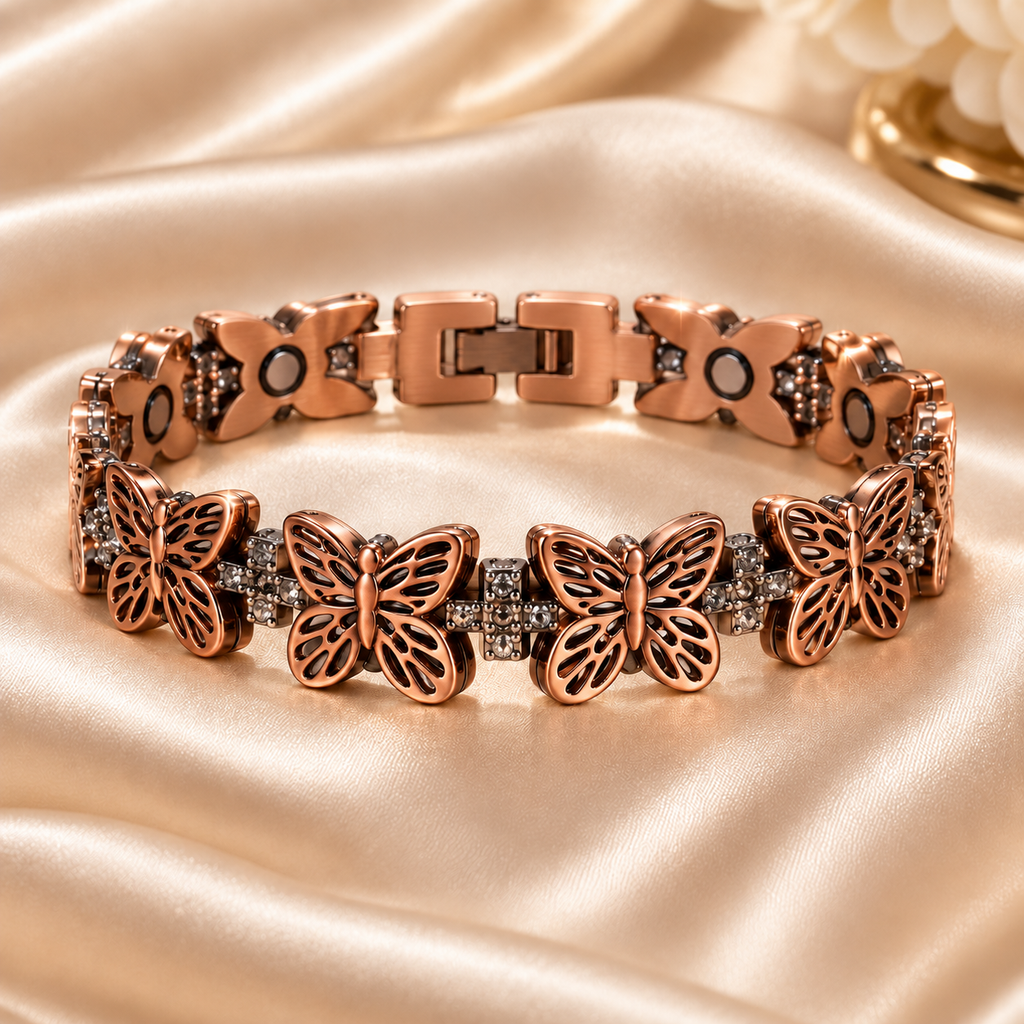 CopperEase – Women's Magnetic Copper Bracelet