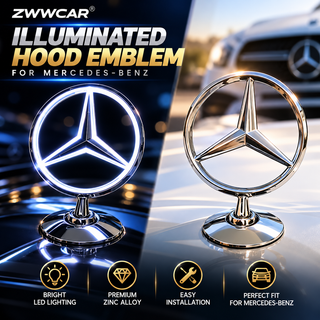 StarGlow – Illuminated LED Emblem Replacement for Mercedes-Benz