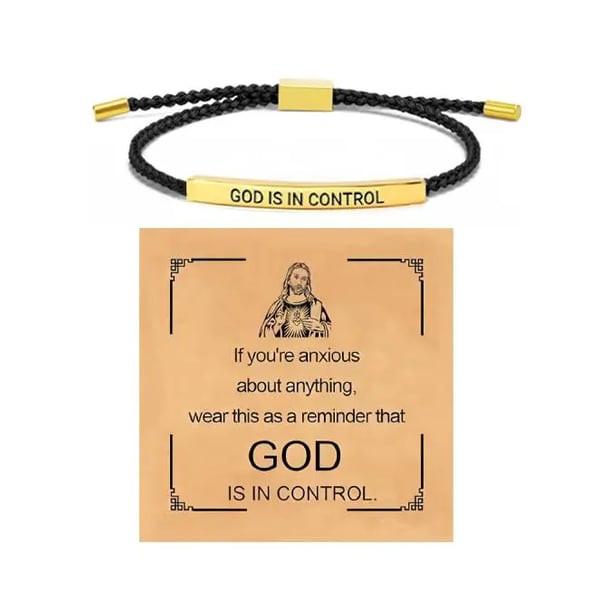 💖✨ Inspire Bracelet “God is in control”🎁