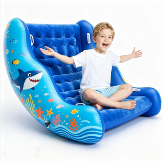 CloudRocker – Kids' Inflatable Rocking Chair for Reading, Relaxing & Play (Ages 3-8)