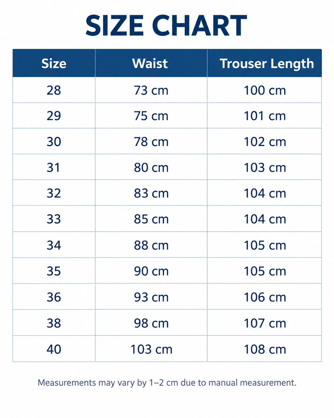 Size guide