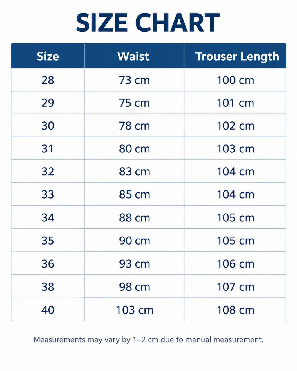 Size guide