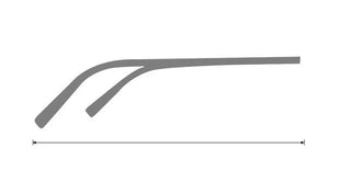 Eyeglasses temple measurement