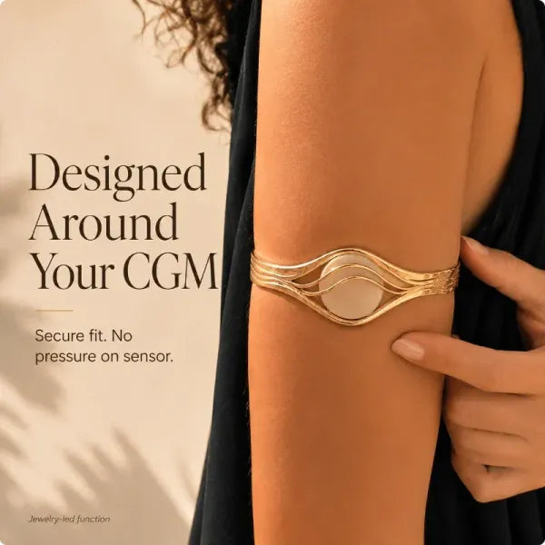 🔥Sensor Armband – Adjustable Jewelry‑Style Holder for Compatible Sensors