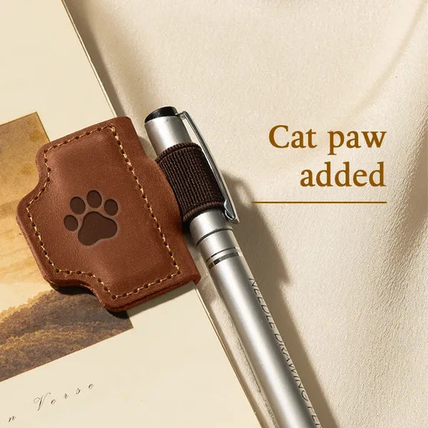 🔥Personalized Magnetic Leather Pen Holder Bookmark