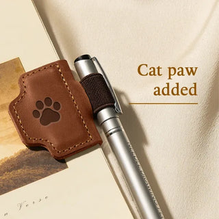 🔥Personalized Magnetic Leather Pen Holder Bookmark