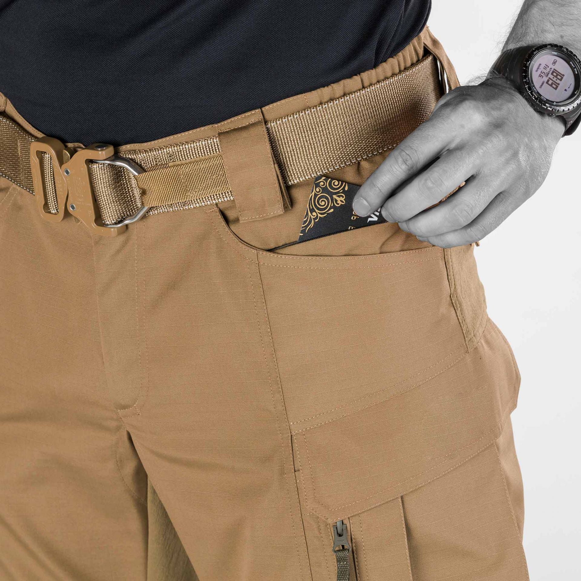 TrailVault – ✨ Multifunctional Waterproof Ripstop Pants with 8 Pockets, Elastic Waistband, Unisex Stretch Fit
