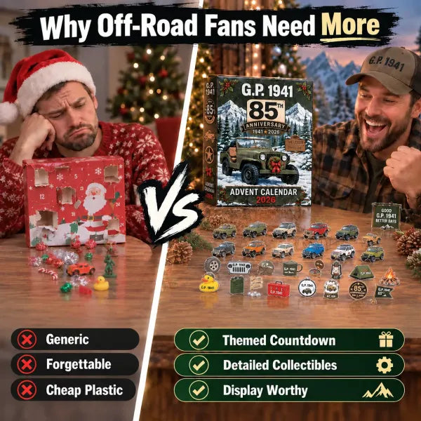 🚗 85th Anniversary Off-Road Legends 24-Day Christmas Advent Calendar