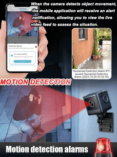 CubeGuard – 📶 Smart WiFi Security Camera, 1080P HD, 🌙 Night Vision & 🚨 Motion Detection