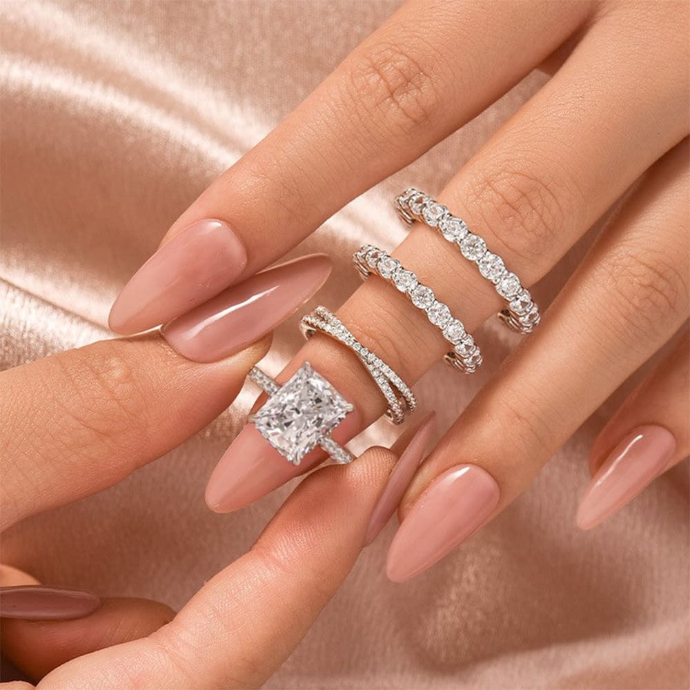DaydreamStack – Sparkling Stacking Ring Set